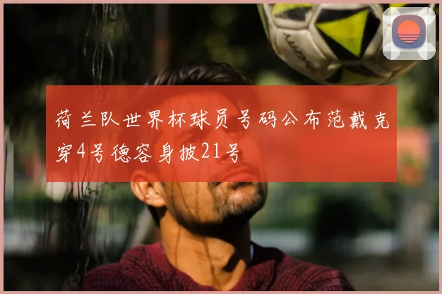荷兰队世界杯球员号码公布范戴克穿4号德容身披21号